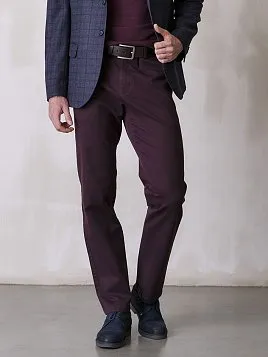 МУЖСКИЕ БРЮКИ P2604-R БОРДОВЫЕ МУЖСКИЕ БРЮКИ P2604-R БОРДОВЫЕ